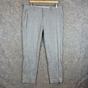 J Crew Pants Mens 36x30 Gray Ludlow Slim Fit Chinos Somelos Cotton Trousers